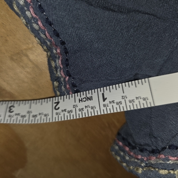 Blue Halter Romper Embroidered Detail Luluvia (SHO40) - Picture 11 of 11